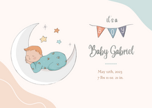 Load image into Gallery viewer, JUSTBLISS: GREETING CARD: Baby Boy
