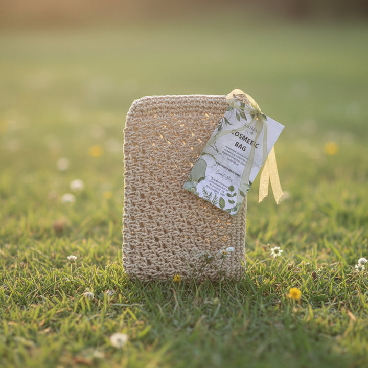 Hemp Rope Cosmetic Bag - 140mm x 230mm