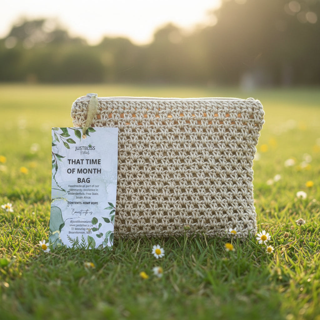 Hemp Rope That Time of Month Bag - 130mm x 190mm