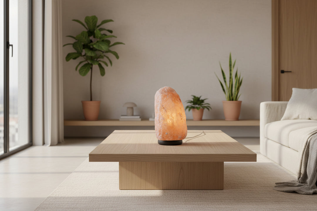 Himalayan Salt Lamp – Natural Air Purifier &amp; Wellness Light - JUSTBLiSS Naturals