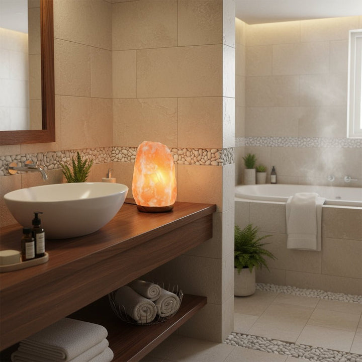 Himalayan Salt Lamp – Natural Air Purifier &amp; Wellness Light - JUSTBLiSS Naturals