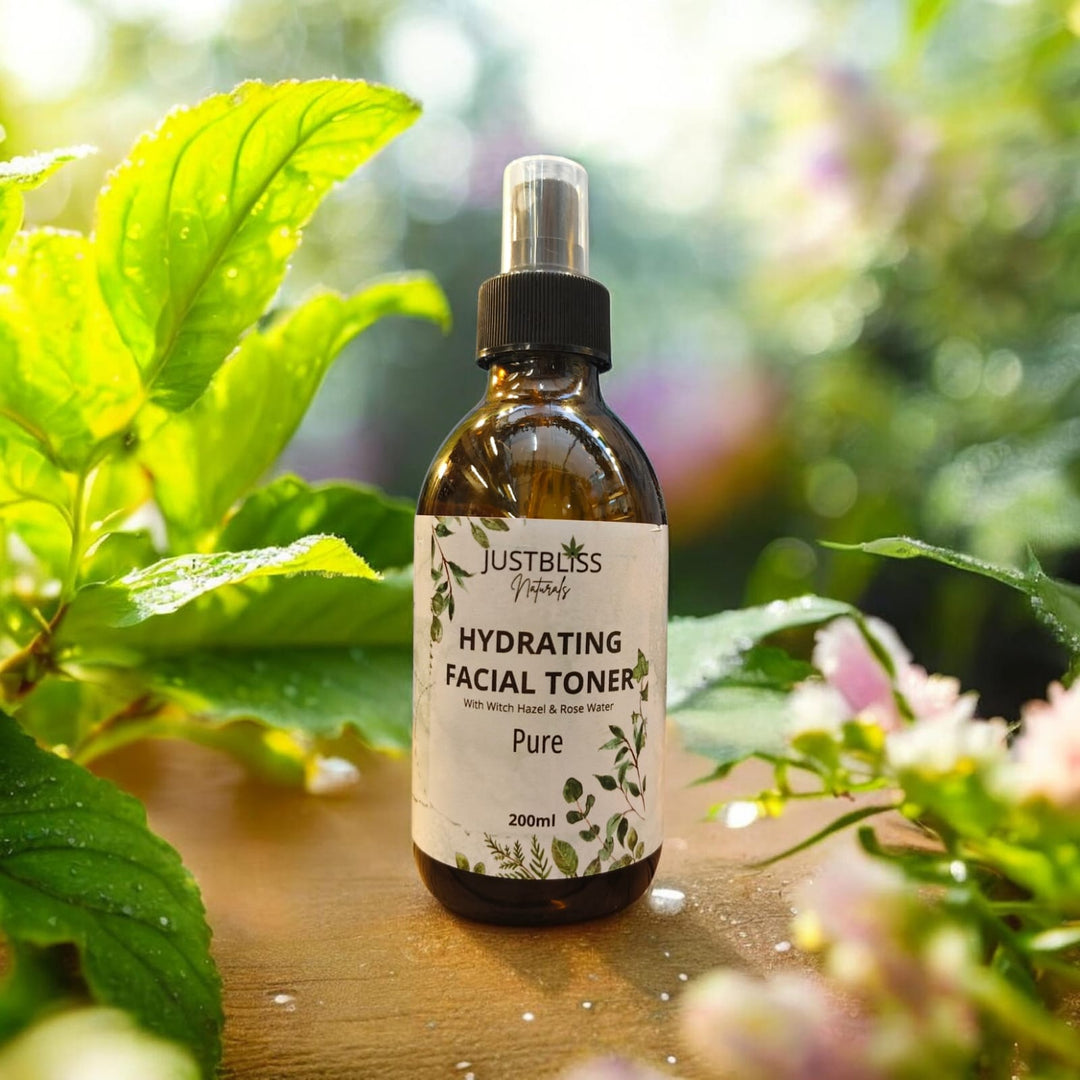 Hydrating Facial Toner with Aloe Vera &amp; Rose Water – Gentle, Plant-Based Glow