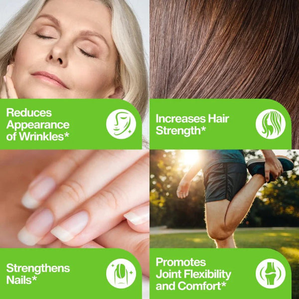 Hydrolyzed Bovine Collagen Powder – Pure, Bioavailable Wellness Support - JUSTBLiSS Naturals