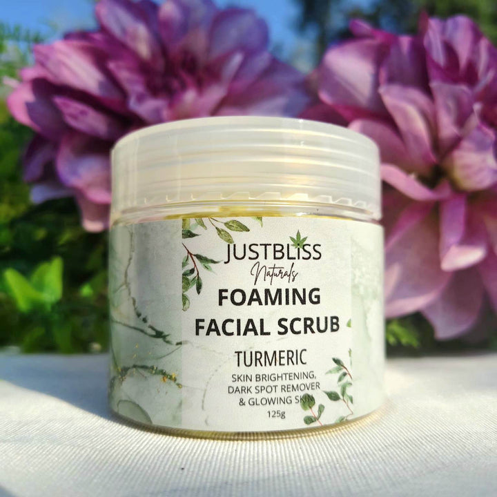 Turmeric Facial Scrub – Gentle, Pure Exfoliation for Radiant Skin - JUSTBLiSS Naturals