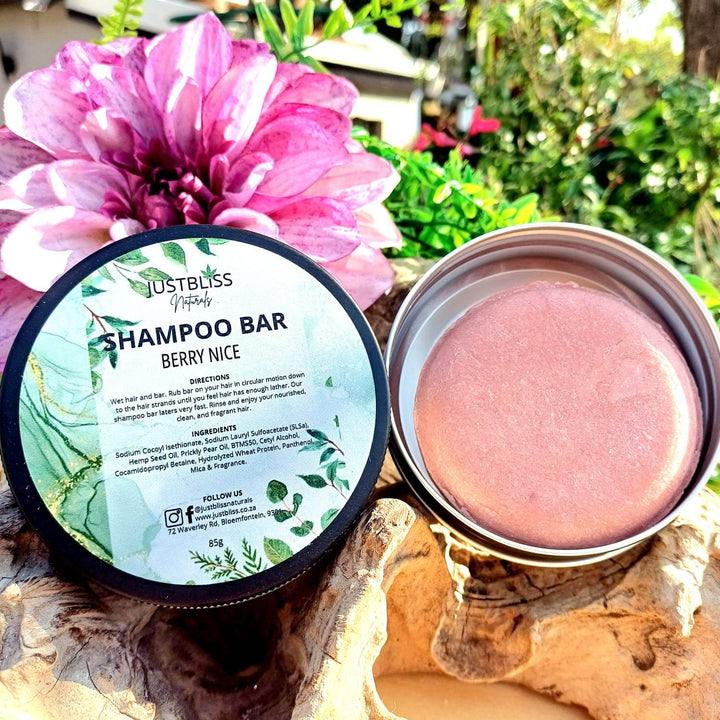 Eco-Friendly Shampoo Bar in Tin – Plant-Based, Travel Ready - JUSTBLiSS Naturals