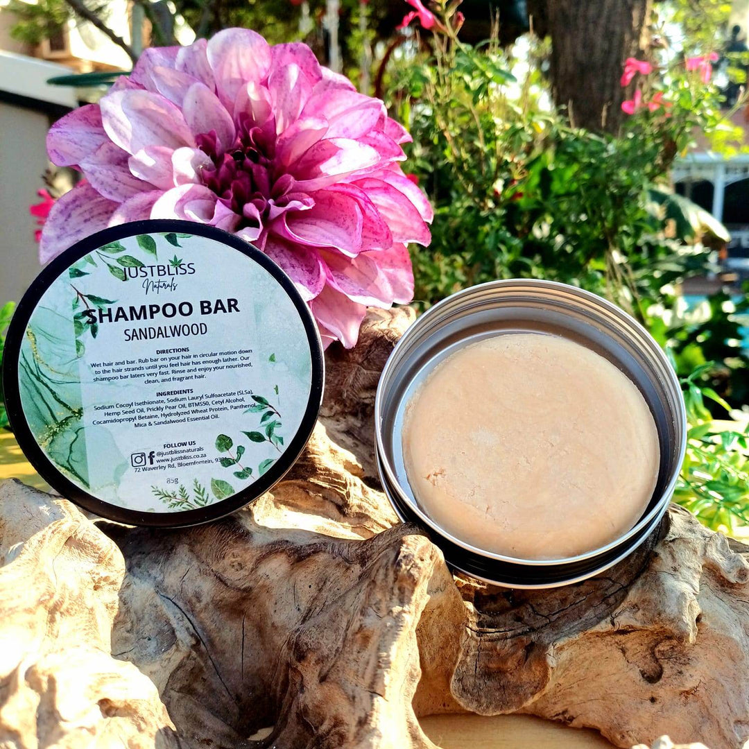 Eco-Friendly Shampoo Bar in Tin – Plant-Based, Travel Ready - JUSTBLiSS Naturals