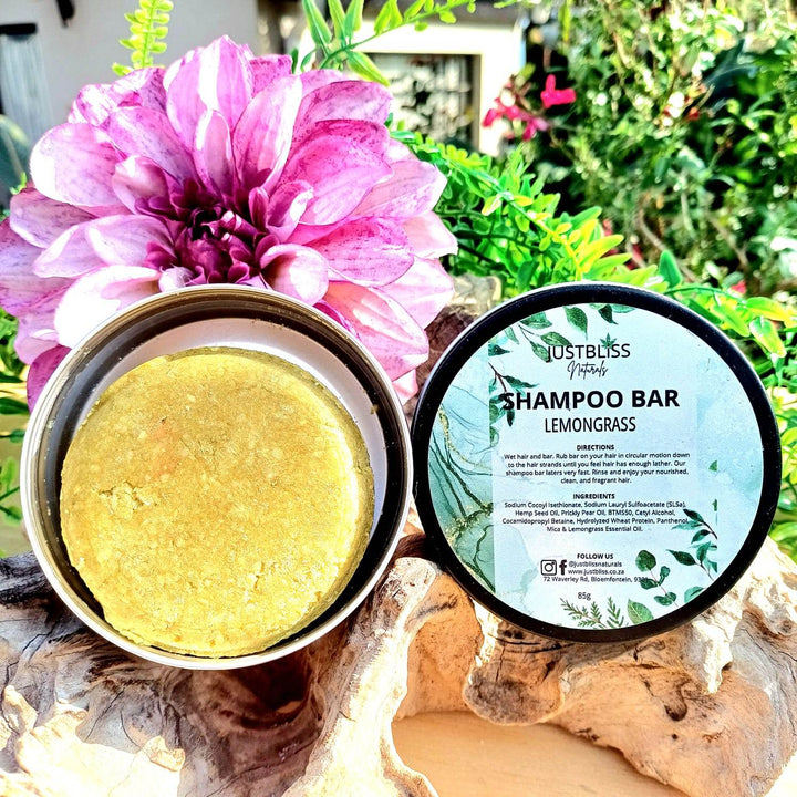 Eco-Friendly Shampoo Bar in Tin – Plant-Based, Travel Ready - JUSTBLiSS Naturals