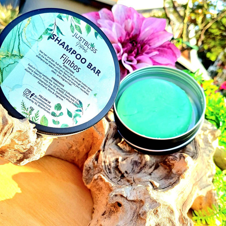 Eco-Friendly Shampoo Bar in Tin – Plant-Based, Travel Ready - JUSTBLiSS Naturals