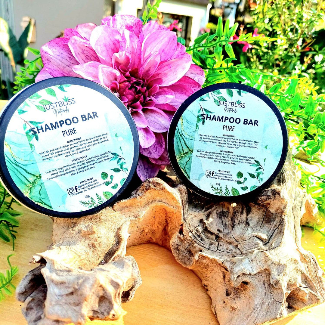 Eco-Friendly Shampoo Bar in Tin – Plant-Based, Travel Ready - JUSTBLiSS Naturals