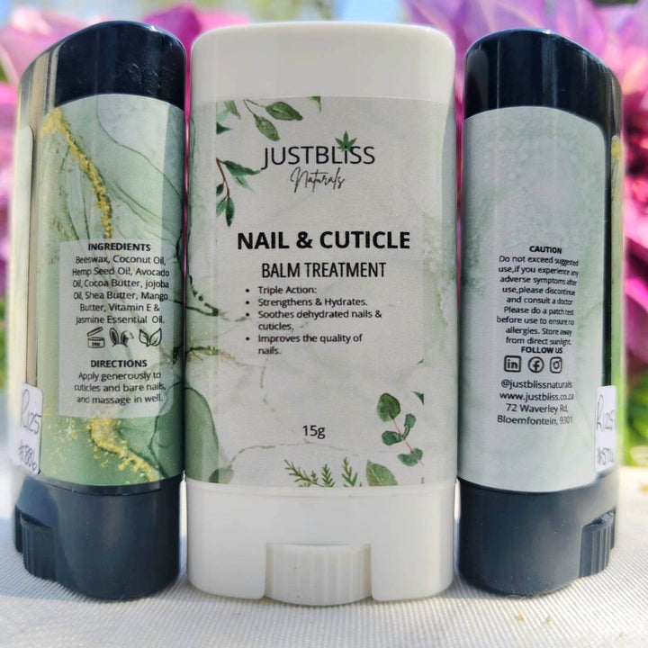 Natural Nail & Cuticle Balm Treatment – Nourish & Strengthen Hands - JUSTBLiSS Naturals