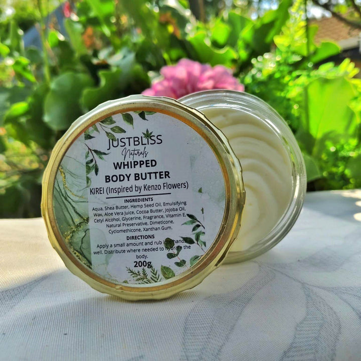 Whipped Body Butter – Luxurious Natural Moisturizer (200g, Various Scents) - JUSTBLiSS Naturals