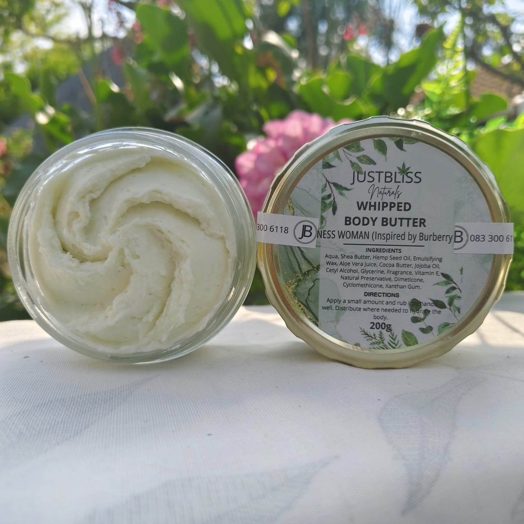 Whipped Body Butter – Luxurious Natural Moisturizer (200g, Various Scents) - JUSTBLiSS Naturals