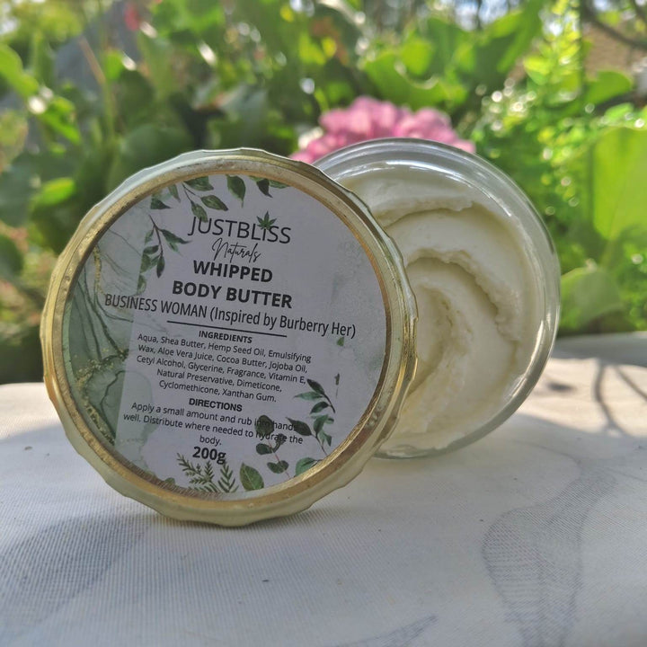 Whipped Body Butter – Luxurious Natural Moisturizer (200g, Various Scents) - JUSTBLiSS Naturals