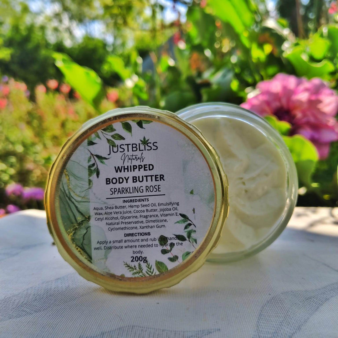 Whipped Body Butter – Luxurious Natural Moisturizer (200g, Various Scents) - JUSTBLiSS Naturals