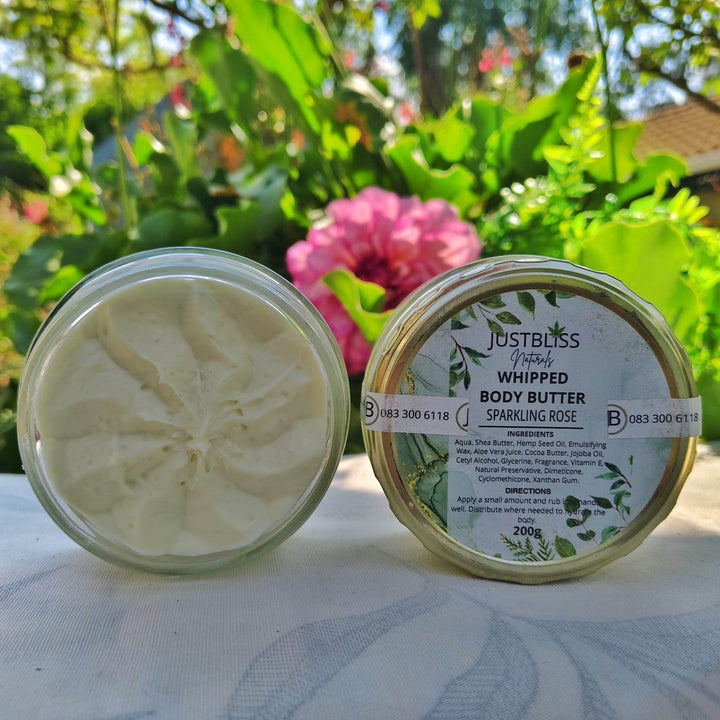 Whipped Body Butter – Luxurious Natural Moisturizer (200g, Various Scents) - JUSTBLiSS Naturals