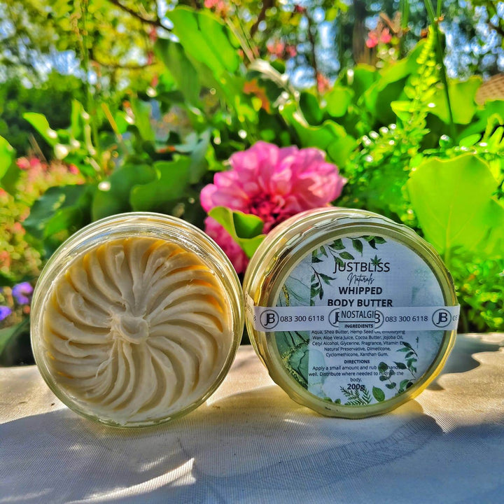 Whipped Body Butter – Luxurious Natural Moisturizer (200g, Various Scents) - JUSTBLiSS Naturals