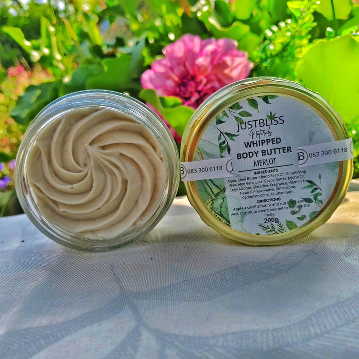 Whipped Body Butter – Luxurious Natural Moisturizer (200g, Various Scents) - JUSTBLiSS Naturals