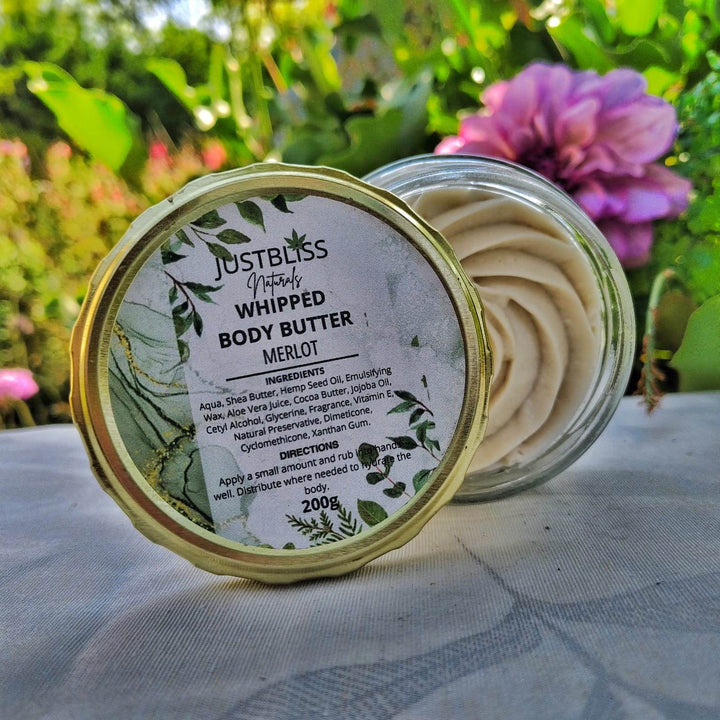 Whipped Body Butter – Luxurious Natural Moisturizer (200g, Various Scents) - JUSTBLiSS Naturals
