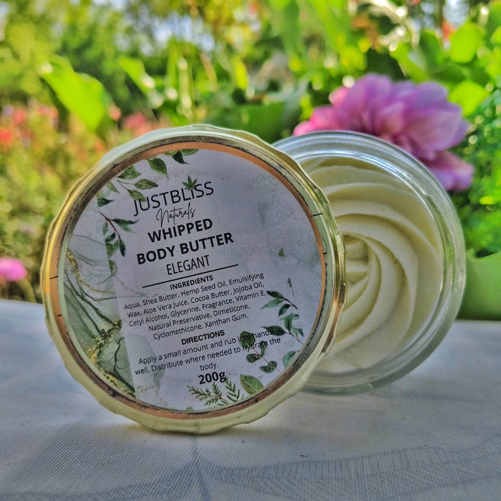 Whipped Body Butter – Luxurious Natural Moisturizer (200g, Various Scents) - JUSTBLiSS Naturals