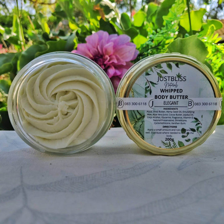 Whipped Body Butter – Luxurious Natural Moisturizer (200g, Various Scents) - JUSTBLiSS Naturals