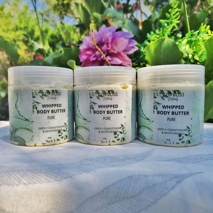 Whipped Body Butter – Luxurious Natural Moisturizer (200g, Various Scents) - JUSTBLiSS Naturals