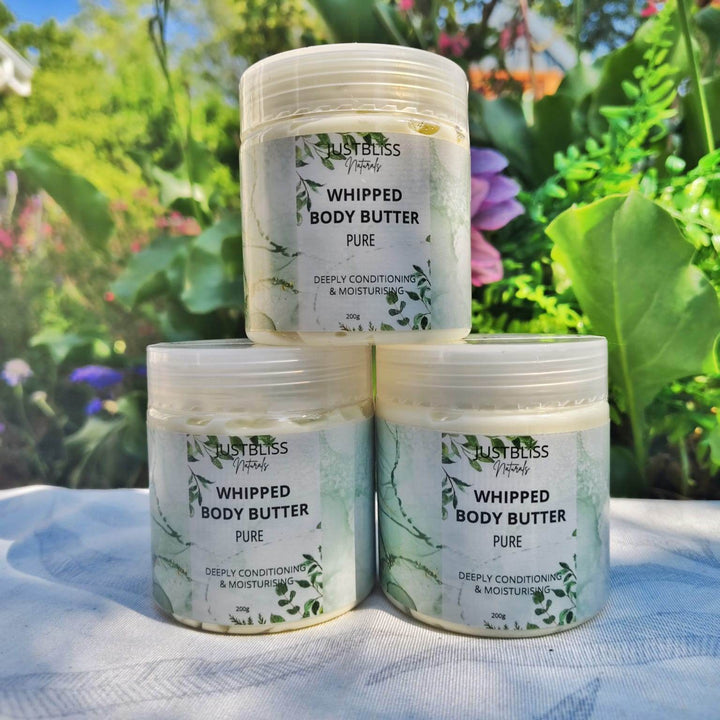 Whipped Body Butter – Luxurious Natural Moisturizer (200g, Various Scents) - JUSTBLiSS Naturals