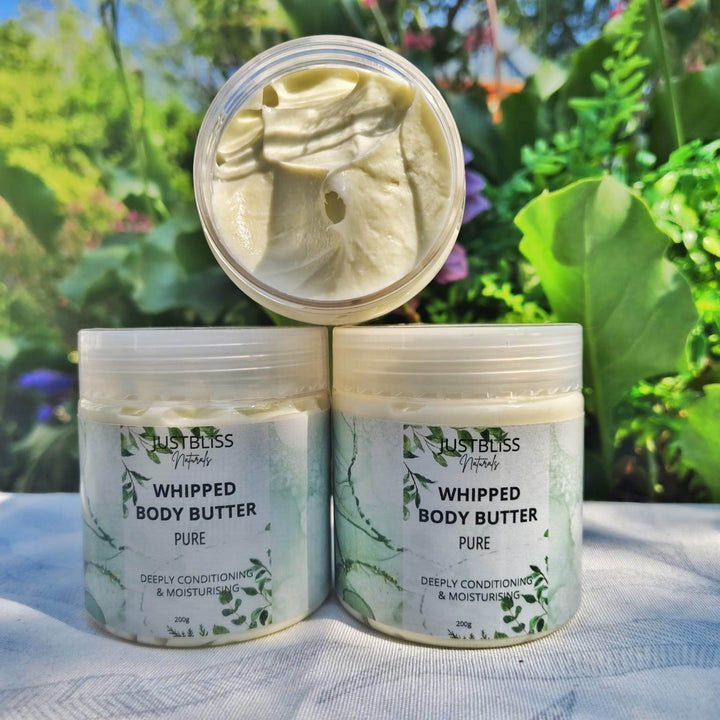 Whipped Body Butter – Luxurious Natural Moisturizer (200g, Various Scents) - JUSTBLiSS Naturals