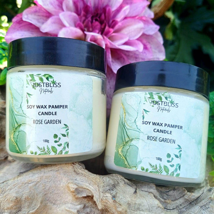 Pamper Soy Massage Candle 100ml – Multi-Use, Natural Scents - JUSTBLiSS Naturals