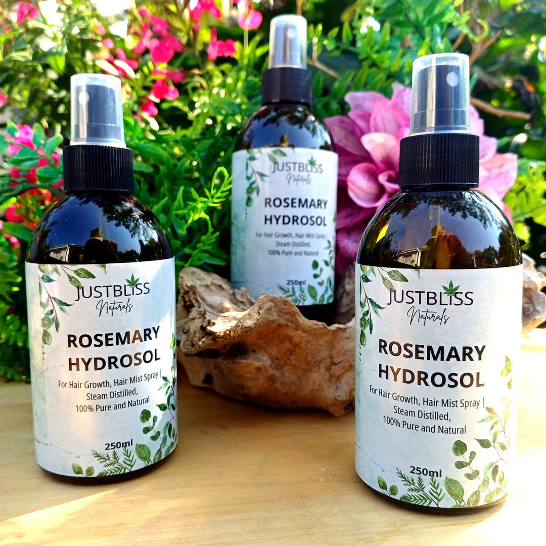Rosemary Hydrosol Hair Growth Mist – 100% Natural & Pure - JUSTBLiSS Naturals