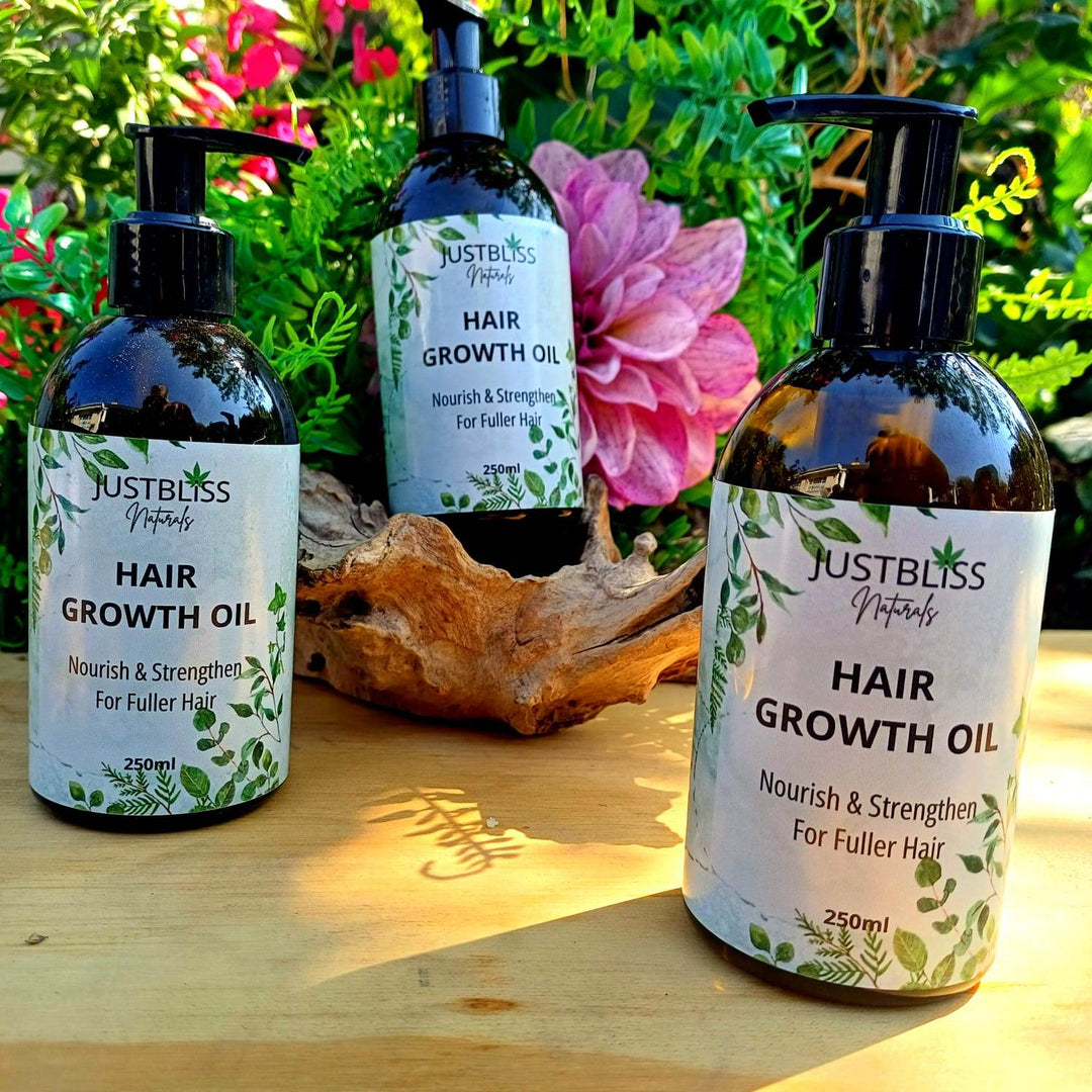 Herbal Hair Growth Oil – Plant-Powered, Nourishing & Strengthening - JUSTBLiSS Naturals