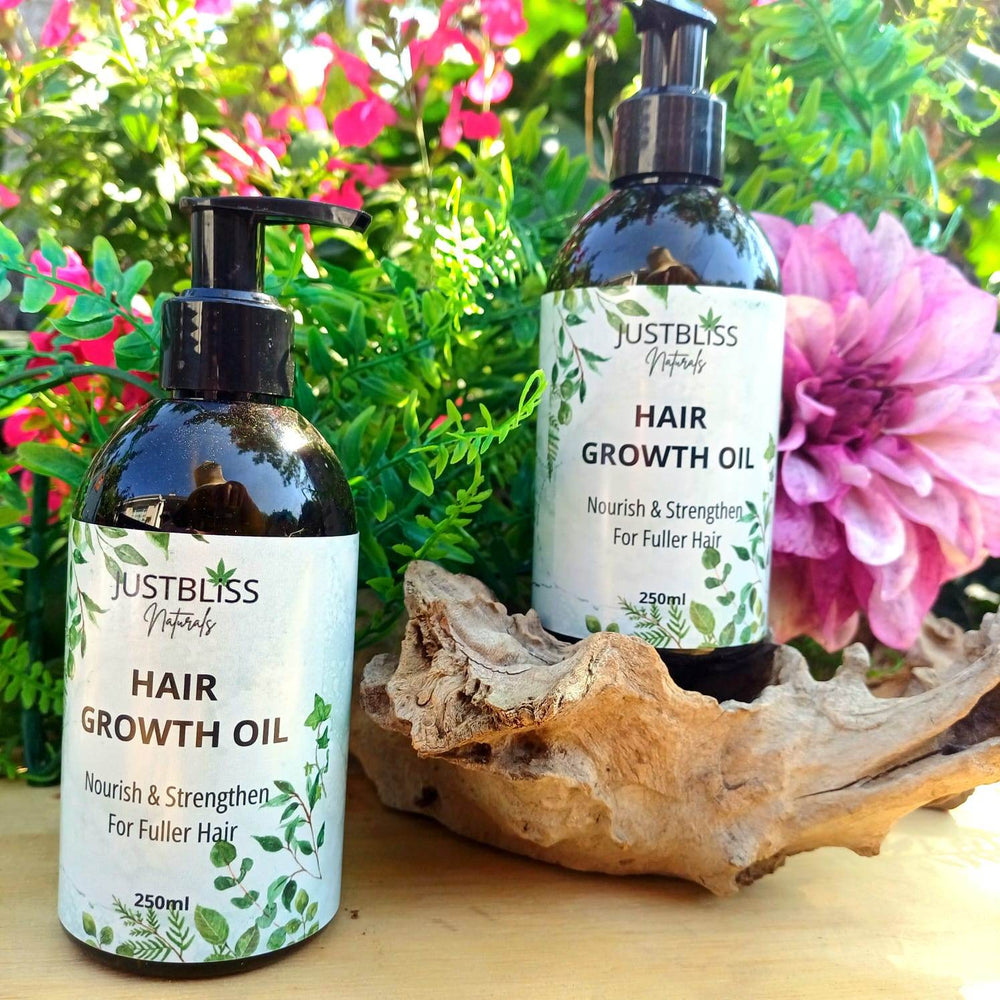 Herbal Hair Growth Oil – Plant-Powered, Nourishing & Strengthening - JUSTBLiSS Naturals