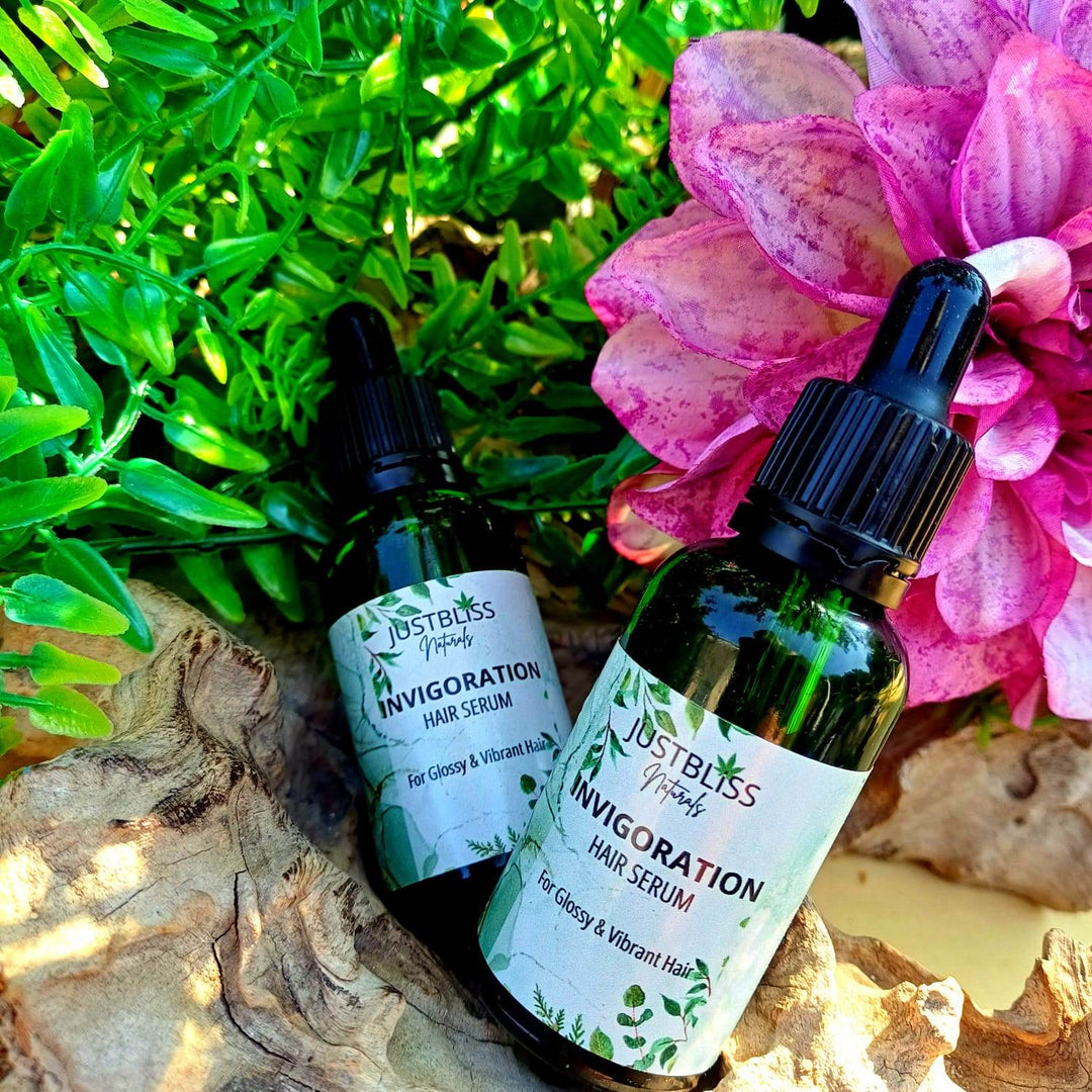 Invigorating Hair Serum – Hemp & Prickly Pear Oils for Natural Shine - JUSTBLiSS Naturals
