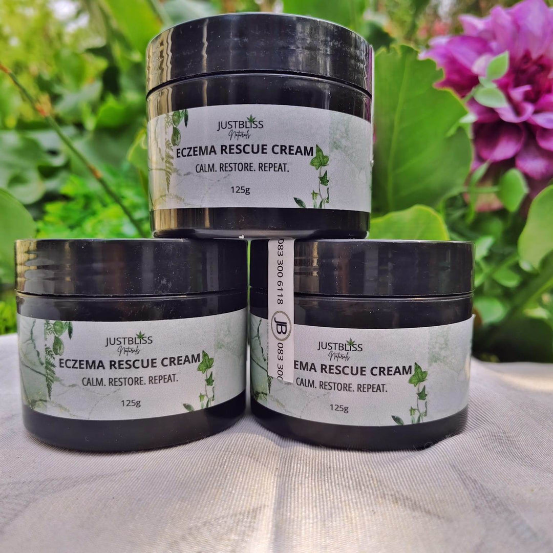 Eczema Rescue Cream for Sensitive Skin – Steroid-Free Relief - JUSTBLiSS Naturals