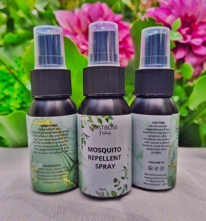Natural Mosquito Repellent Spray – DEET-Free, Gentle & Effective - JUSTBLiSS Naturals