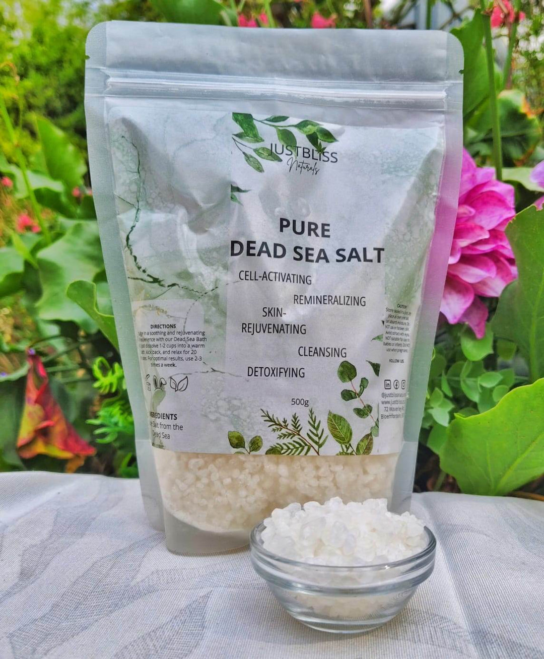 Pure Dead Sea Bath Salt – Mineral-Rich Relaxation by JUSTBLiSS - JUSTBLiSS Naturals