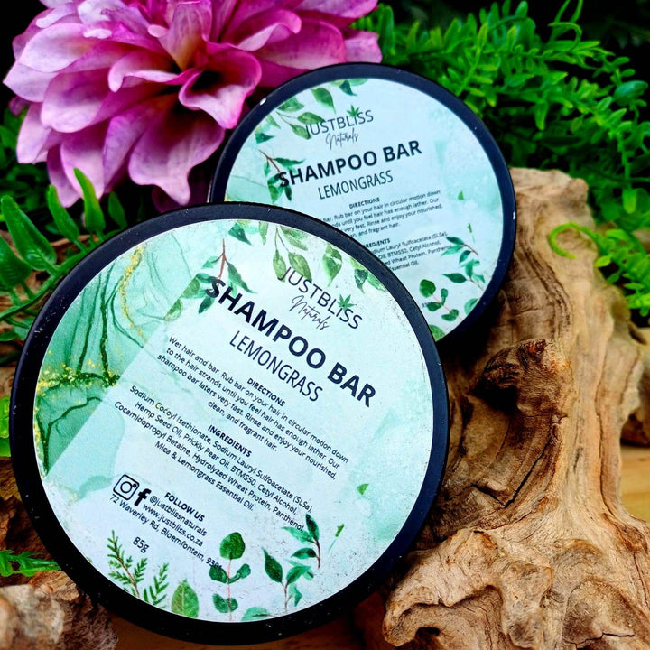 Eco-Friendly Shampoo Bar in Tin – Plant-Based, Travel Ready - JUSTBLiSS Naturals