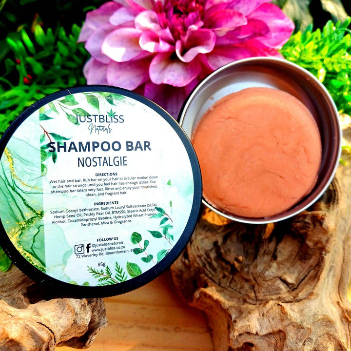 Eco-Friendly Shampoo Bar in Tin – Plant-Based, Travel Ready - JUSTBLiSS Naturals