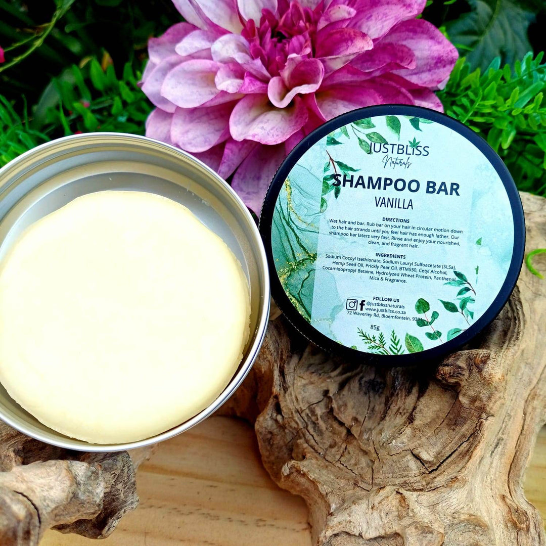 Eco-Friendly Shampoo Bar in Tin – Plant-Based, Travel Ready - JUSTBLiSS Naturals