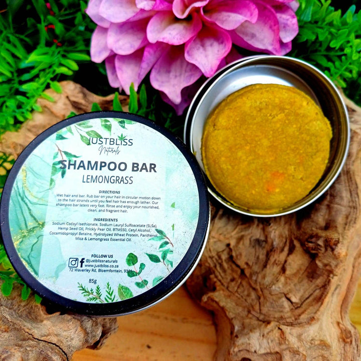 Eco-Friendly Shampoo Bar in Tin – Plant-Based, Travel Ready - JUSTBLiSS Naturals