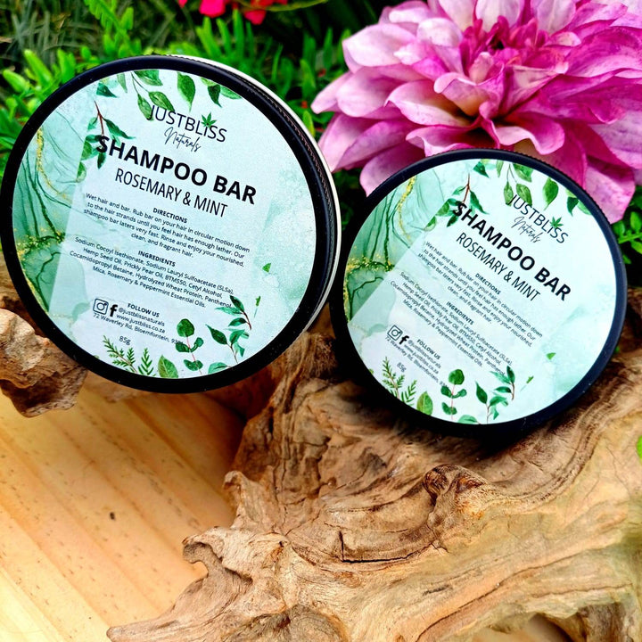 Eco-Friendly Shampoo Bar in Tin – Plant-Based, Travel Ready - JUSTBLiSS Naturals