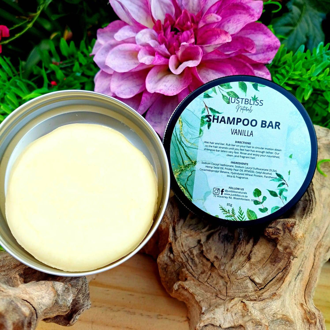 Eco-Friendly Shampoo Bar in Tin – Plant-Based, Travel Ready - JUSTBLiSS Naturals