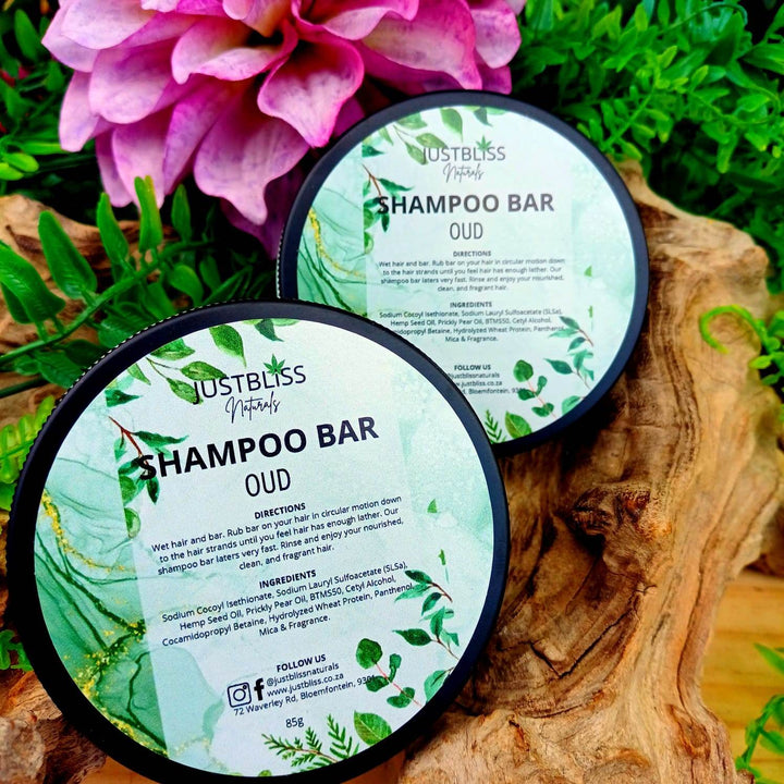 Eco-Friendly Shampoo Bar in Tin – Plant-Based, Travel Ready - JUSTBLiSS Naturals