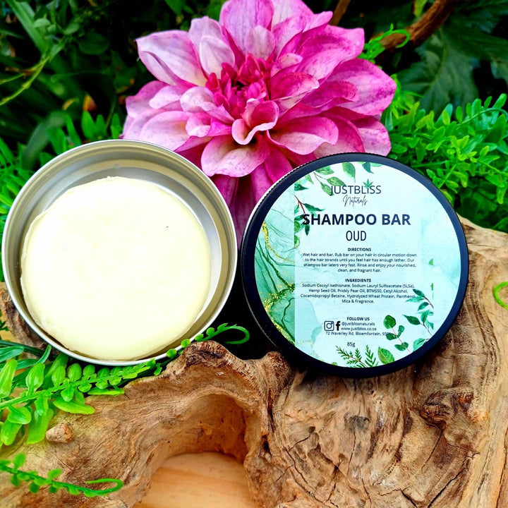 Eco-Friendly Shampoo Bar in Tin – Plant-Based, Travel Ready - JUSTBLiSS Naturals