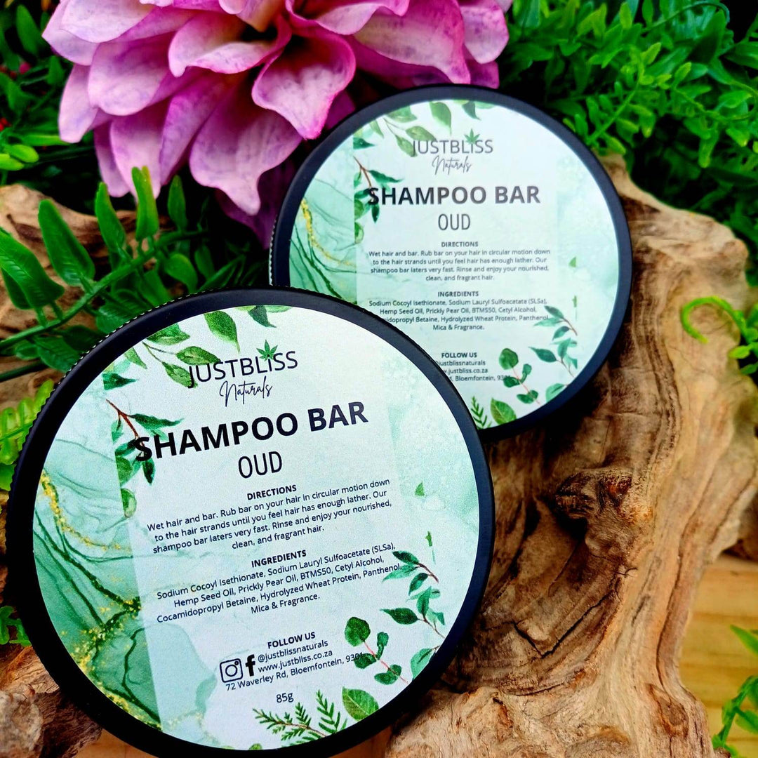 Eco-Friendly Shampoo Bar in Tin – Plant-Based, Travel Ready - JUSTBLiSS Naturals