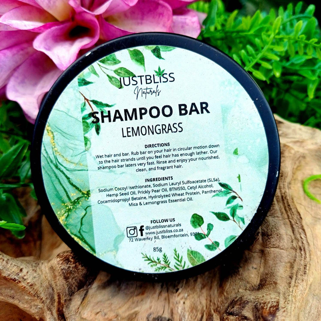Eco-Friendly Shampoo Bar in Tin – Plant-Based, Travel Ready - JUSTBLiSS Naturals