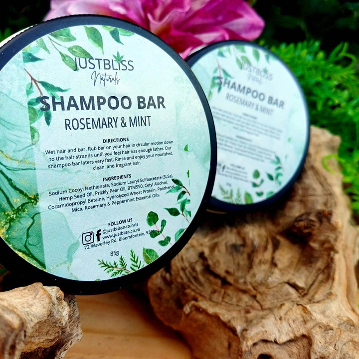 Eco-Friendly Shampoo Bar in Tin – Plant-Based, Travel Ready - JUSTBLiSS Naturals