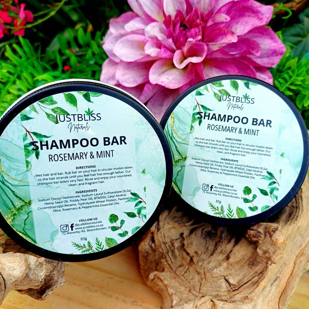 Eco-Friendly Shampoo Bar in Tin – Plant-Based, Travel Ready - JUSTBLiSS Naturals