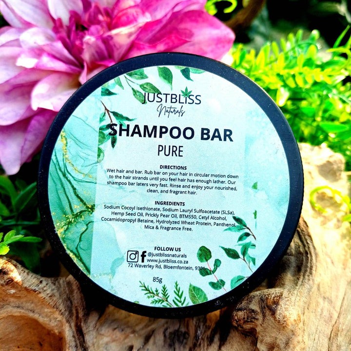 Eco-Friendly Shampoo Bar in Tin – Plant-Based, Travel Ready - JUSTBLiSS Naturals