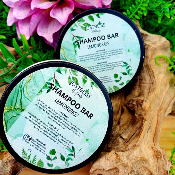 Eco-Friendly Shampoo Bar in Tin – Plant-Based, Travel Ready - JUSTBLiSS Naturals