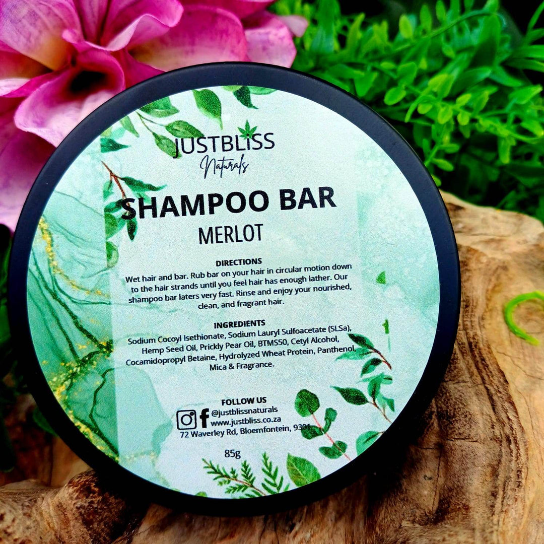 Eco-Friendly Shampoo Bar in Tin – Plant-Based, Travel Ready - JUSTBLiSS Naturals